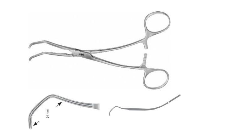 КУЛІ ПЕДІАТРИЧН. ЗАТИСКАЧ 24MM 160MM